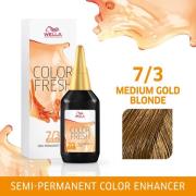 Wella Professionals Color Fresh Haartönung - 7/3 Medium Goldblond 75 m...