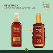 Garnier Ambre Solaire Ideal Bronze Protective Oil SPF20  Sun Cream Spr...