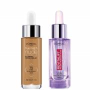 L'Oreal Paris Hyaluronic Acid Revitalift Filler Serum and True Match T...