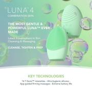 FOREO LUNA 4 Smart Facial Cleansing and Firming Massage Device - Combi...