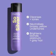 Matrix Total Results So Silver Purple Toning Shampoo and Conditioner f...