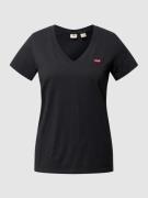 Levi's® T-Shirt mit Logo-Aufnäher in Black, Größe S