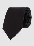 Blick Krawatte aus Seide in unifarbenem Design (7 cm) in Black, Größe ...