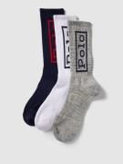 Polo Ralph Lauren Underwear Socken mit Label-Detail im 3er-Pack in Dun...