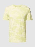 s.Oliver RED LABEL T-Shirt mit Allover-Muster in Apfel, Größe XXL