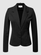 FREE/QUENT Blazer mit 2-Knopf-Leiste Modell 'Nanni' in Black, Größe L