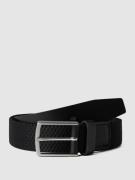 Lloyd Men's Belts Gürtel aus Leder und Textil in Black, Größe 85