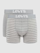 Levi's® Trunks mit Stretch-Anteil im 2er-Pack in Mittelgrau, Größe XXL