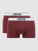 Levi's® Trunks im 2er-Pack in Bordeaux Melange, Größe S