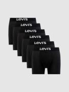 Levi's® Trunks mit Stretch-Anteil im 6er-Pack in Black, Größe S
