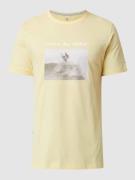 Colours & Sons T-Shirt mit Foto-Print in Gelb, Größe XL