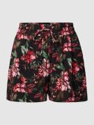 ONLY CARMAKOMA PLUS SIZE Shorts mit floralem Muster in Black, Größe 54