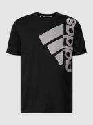 ADIDAS SPORTSWEAR T-Shirt mit Label-Print in Black, Größe XS