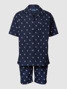 Polo Ralph Lauren Underwear Pyjama mit Allover-Logo Modell 'AOPP WOVEN...