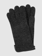 EEM Handschuhe aus Schurwolle in Anthrazit, Größe S