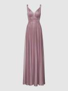 TROYDEN COLLECTION Abendkleid mit Herz-Ausschnitt in Mauve, Größe 34