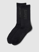 Levi's® Socken mit Label-Print im 2er-Pack in Black, Größe 39/42