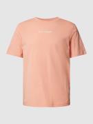 Jack & Jones Premium T-Shirt mit Label-Print Modell 'LAPALM' in Lachs,...