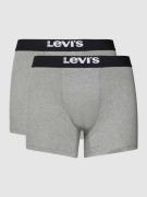 Levi's® Trunks mit Label-Detail Modell 'SOLID BASIC' in Mittelgrau, Gr...