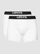 Levi's® Trunks mit Label-Detail Modell 'SOLID BASIC' in Weiss, Größe S