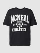 MCNEAL T-Shirt mit Label-Details in Black, Größe M