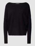 Christian Berg Woman Strickpullover mit U-Boot-Ausschnitt in Black, Gr...