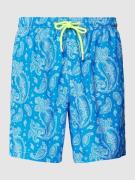 MC2 Saint Barth Badehose mit Allover-Print Modell 'LIGHTING' in Blau, ...