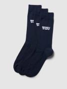 Levi's® Socken mit Label-Details im 3er-Pack in Blau, Größe 39-42