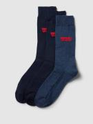 Levi's® Socken mit Label-Details im 3er-Pack in Marine, Größe 39-42