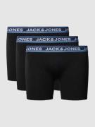Jack & Jones Plus PLUS SIZE Trunks im 3er-Pack mit Logo-Bund in Black,...