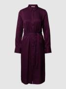 Christian Berg Woman Selection Hemdblusenkleid mit Hahnentrittmuster u...