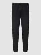 Christian Berg Men Sweatpants mit Label-Details in Black, Größe S