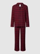 s.Oliver RED LABEL Pyjama mit Karomuster in Rot, Größe L