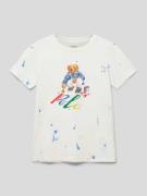 Polo Ralph Lauren Teens T-Shirt mit Motiv-Print Modell 'BEAR' in Offwh...