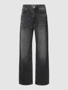 Review Straight Fit Jeans im 5-Pocket-Design in Mittelgrau, Größe 27