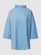 Soyaconcept Sweatshirt mit Stehkragen Modell 'Ally' in Hellblau Melang...