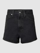 Levi's® High Waist Jeansshorts im 5-Pocket-Design in Black, Größe 24