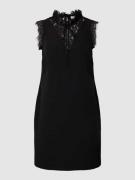 Liu Jo White Knielanges Kleid mit Häkelspitze in Black, Größe 34