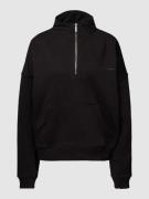 Pegador Oversized Sweatshirt mit Troyer-Kragen Modell 'VANSE' in Black...