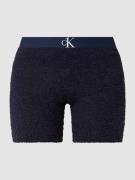 CK One Pyjama-Shorts mit elastischem Bund in Dunkelblau, Größe XL