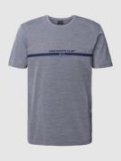 Christian Berg Men T-Shirt mit Front-Print in Jeansblau, Größe S