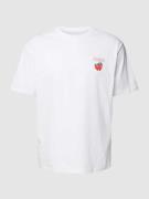 MCNEAL T-Shirt mit Label-Print in Weiss, Größe XL