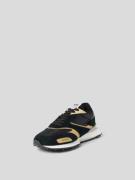 GHOUD Sneaker aus Leder-Mix mit Label-Detail in Black, Größe 40