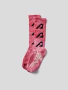 Autry Socken mit Label-Print in Pink, Größe L