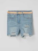 s.Oliver RED LABEL Skinny Fit High Waist Jeansshorts mit Stretch-Antei...