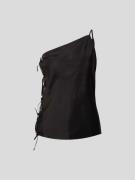 Rick Owens Trägertop mit Schnürung in Black, Größe XS/S