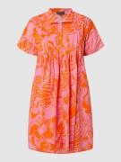 Risy & Jerfs Kleid mit Allover-Muster Modell 'Baku' in Pink, Größe 42