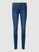 Levi's® 300 Skinny Fit Jeans mit Kontrastnähten in Dunkelblau, Größe 2...
