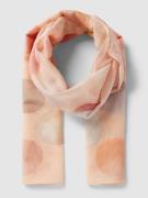 Fraas Schal mit Allover-Muster in Rose, Größe One Size