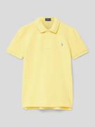 Polo Ralph Lauren Kids Poloshirt mit Logo-Stitching in Hellgelb, Größe...